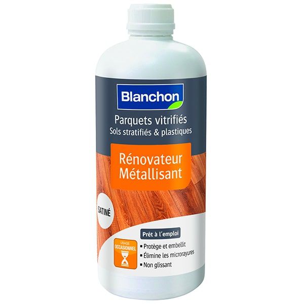 Rénovateur métallisant satiné pour parquet vitrifié - 1L